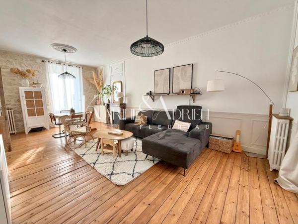 Maison de ville 3 chambres, bureau, véranda, cave et jardin