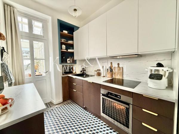 Maison de ville 3 chambres, bureau, véranda, cave et jardin