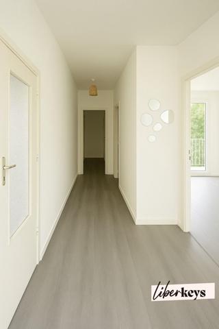 Appartement rénové T3 de 58 m² au 3ᵉ étage d’une résidence calme avec grand parc arboré.