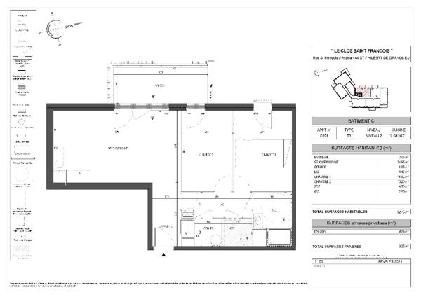 ST PHILBERT DE GRAND LIEU - LE CLOS ST FRANCOIS - T3
