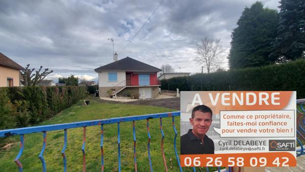 Maison T4 sur sous-sol avec 3 belles chambres, un grand garage, un terrain découpable et constructible et des aides de l'état pour la rénovation énergétique...