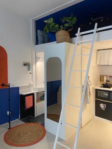 A louer T1 meublé 19.40 m2 Jardin public