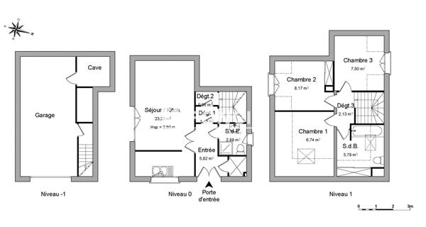 Location Appartement 4 pièces 62.37 m² - Publier 74500