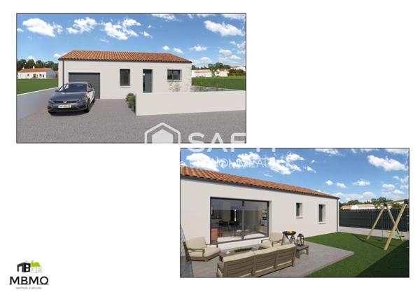 Terrain 245m2 exposé Sud libre de constructeur idéal maison plain pied