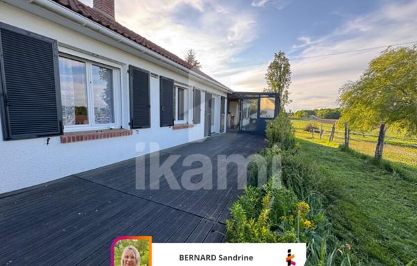 Charmante maison de 89 m2 avec terrain de 8000 m2