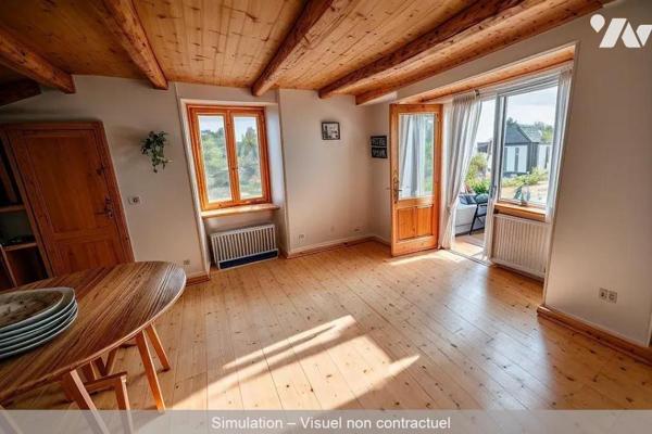 A vendre à Pleaux, en centre-ville, à proximité des commerces et services. 
Une petite maison ...