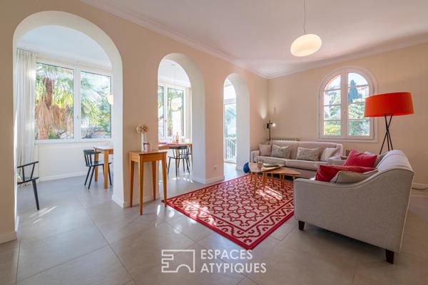 Ecrin Art déco et lignes contemporaines à Villefranche sur Mer