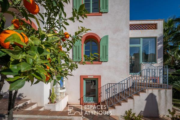 Ecrin Art déco et lignes contemporaines à Villefranche sur Mer