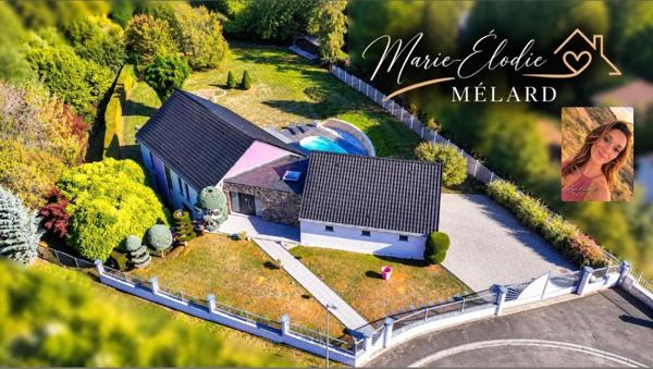MAISON D’ARCHITECTE – 217 m² – 5 CHAMBRES –1BUREAU – PISCINE CHAUFFÉE – 16,16 ARES