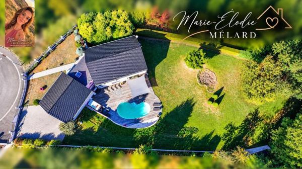 MAISON D’ARCHITECTE – 217 m² – 5 CHAMBRES –1BUREAU – PISCINE CHAUFFÉE – 16,16 ARES