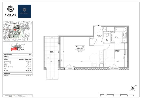 Appartement à vendre 2 pièces COLLONGES SOUS SALEVE (74)