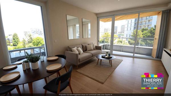 Appartement 2 pièces - 44200 Nantes -  Île de Nantes