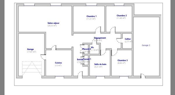 Maison plain pied au calme