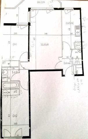 Vanves (92170) 3 pièces à proximité du Parc Pic dans un immeuble de 1994.