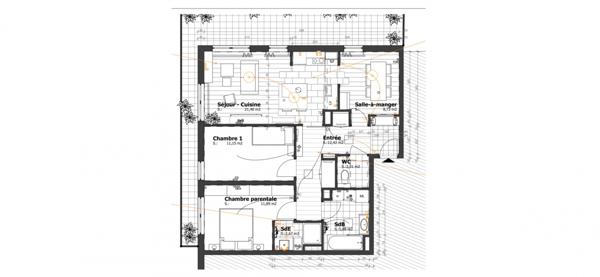 Location appartement 4 pièces 75 m² Nanterre