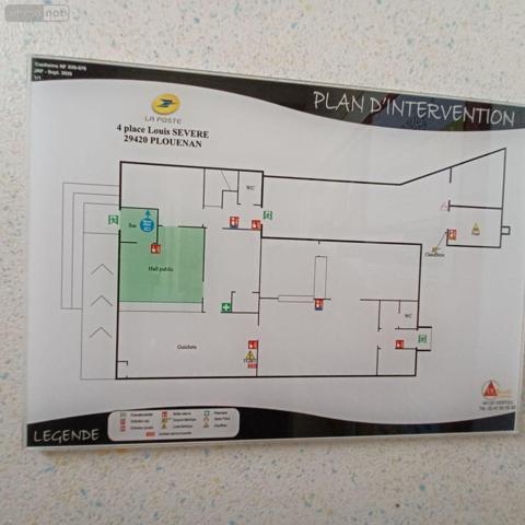 Local mixte (Pro/Hab) à vendre à Plouénan dans le Finistère (29420), ref : 29104-IMMR1036   
CENTRE BOURG