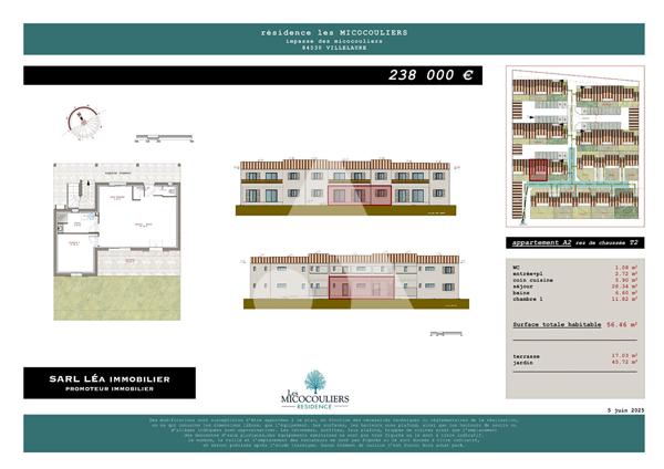 Programme Neuf 2 pièces 56.62 m2