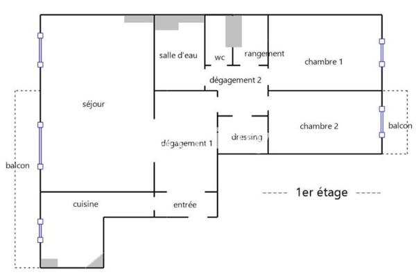 Appartement 4 pièces - 86 m²
