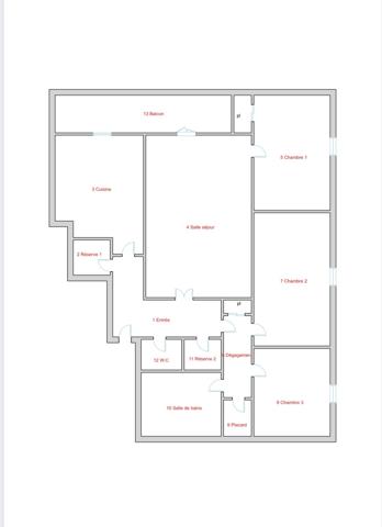 Appartement à vendre 4 pièces 80,02 m² Colombes