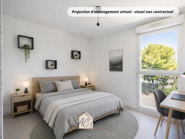 MARSEILLE 13013 – DOMAINE DES FLEURS – T4 DE 78 M² – TERRASSE PLEIN SUD + 2 PARKINGS EN SOUS-SOL EN SUS