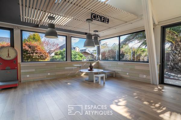 Maison loft d’architecte avec ascenseur et prestations haut de gamme