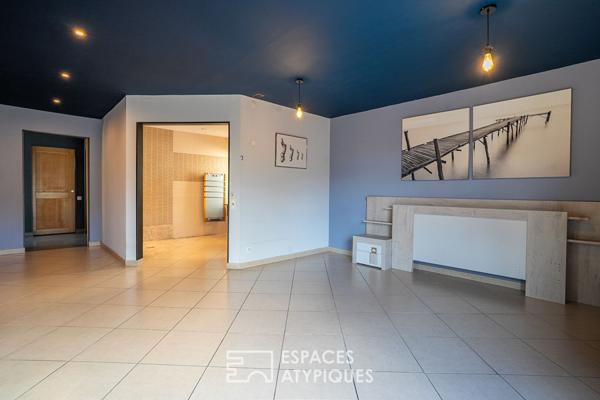 Maison loft d’architecte avec ascenseur et prestations haut de gamme