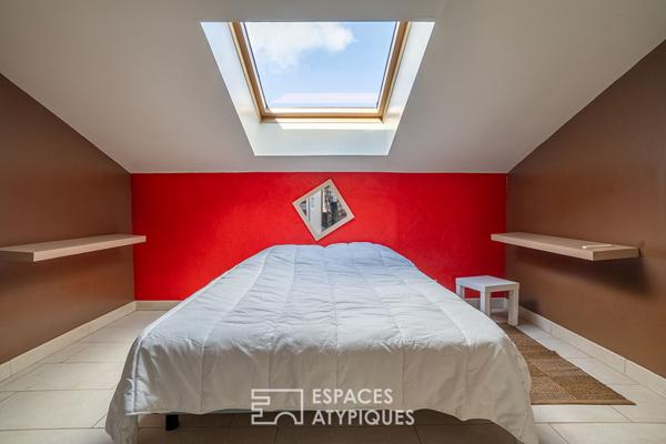 Maison loft d’architecte avec ascenseur et prestations haut de gamme