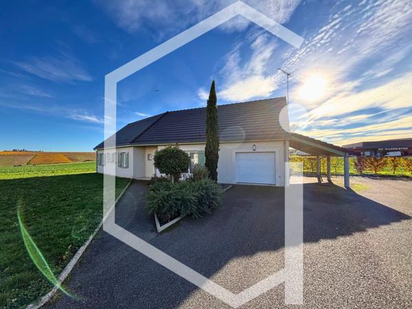 Maison contemporaine avec vue sur les vignes – pied de Sancerre