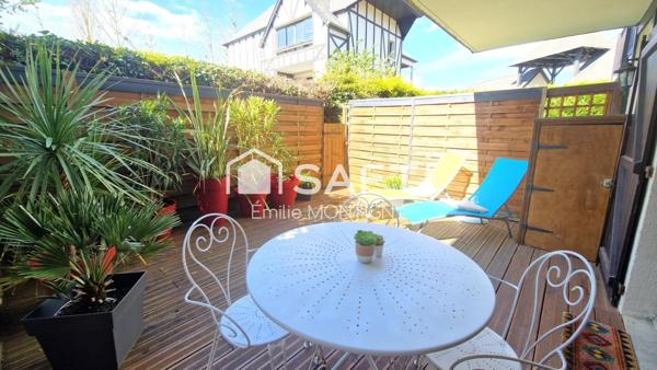 Appartement meublé -1 chambre - jardin terrassé - place de parking - piscine - tennis