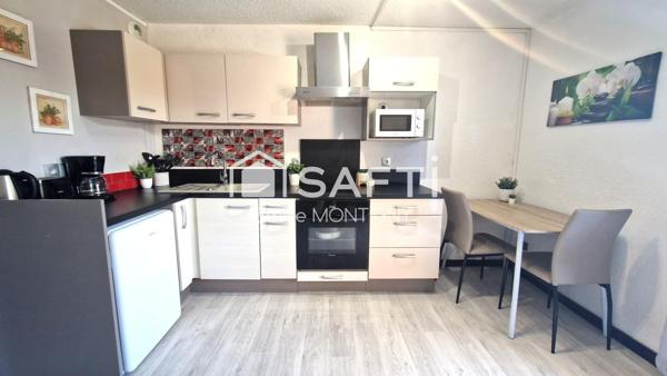 Appartement meublé -1 chambre - jardin terrassé - place de parking - piscine - tennis