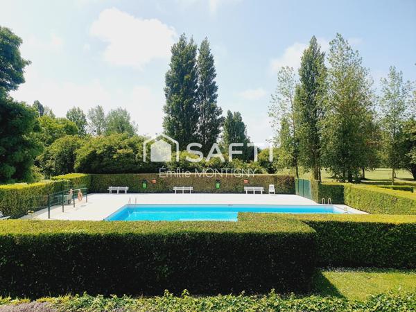 Appartement meublé -1 chambre - jardin terrassé - place de parking - piscine - tennis