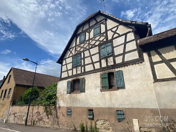 3%.COM Grand corps de ferme à rénover  Hochfelden (67270)