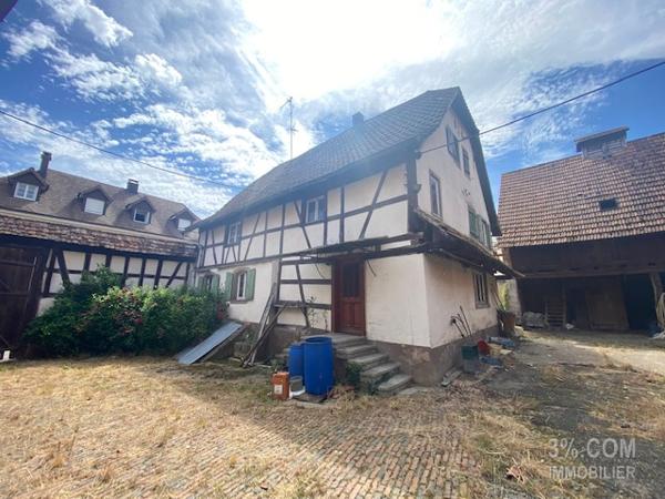 3%.COM Grand corps de ferme à rénover  Hochfelden (67270)