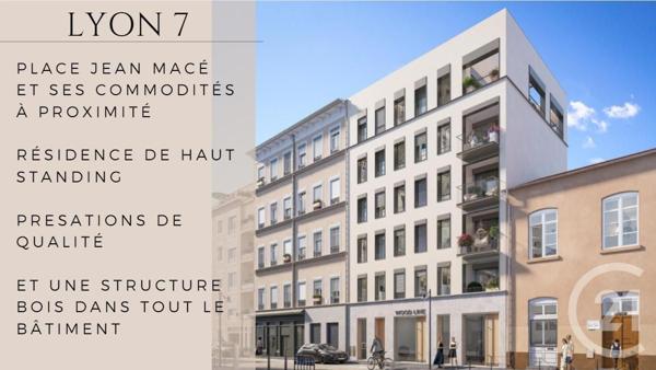 appartement à vendre  4 pièces - 86,67 m2 LYON - 69007