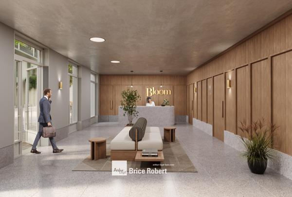 Bureaux neufs à louer à Lyon avec rooftop végétalisé quartier Part Dieu