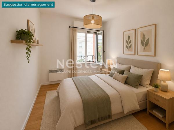 Appartement quartier Ecole vétérinaire 3P 55 m2:balcon,parking