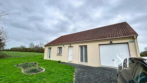 Maison en plain pied de 2015, 3 chambres et garage