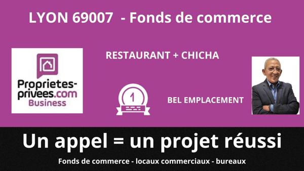 69007 LYON -  RESTAURANT 60 PLACES, 125 M²
