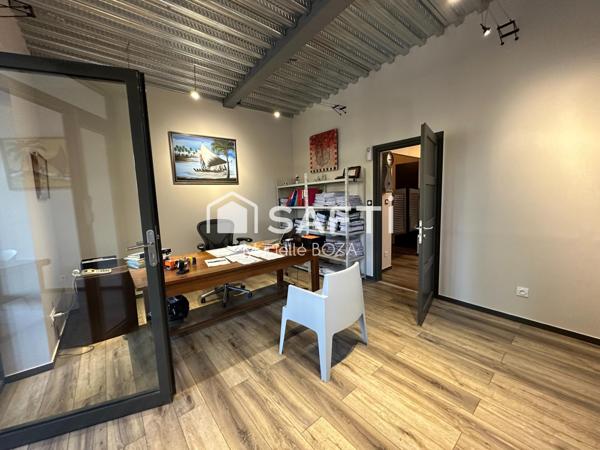 Bureaux avec terrain 394 m², projet habitation possible