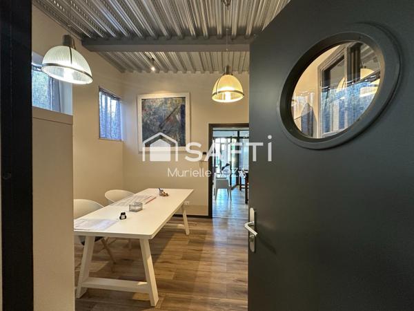 Bureaux avec terrain 394 m², projet habitation possible