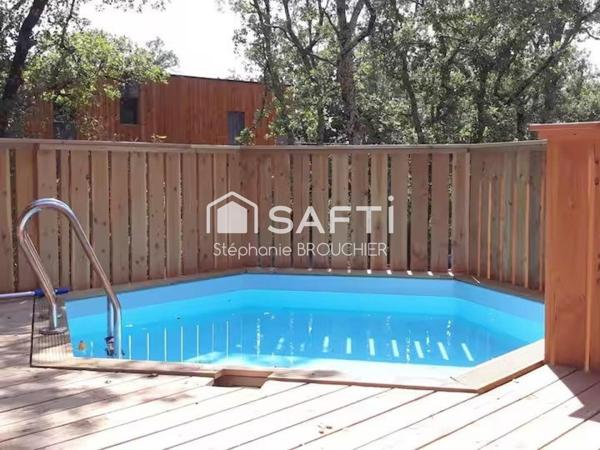 Maison à ossature bois en pleine nature