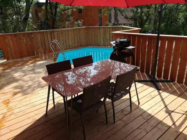 Maison à ossature bois en pleine nature