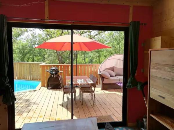 Maison à ossature bois en pleine nature