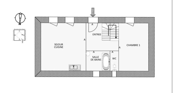 Exclusivité - Maison en pierres à 5 mn de PLOUAGAT / 2-3 mn de la RN12