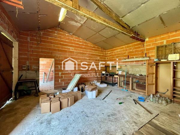 Spacieuse maison en campagne : 4 chambres, jardin arboré, garage et dépendances