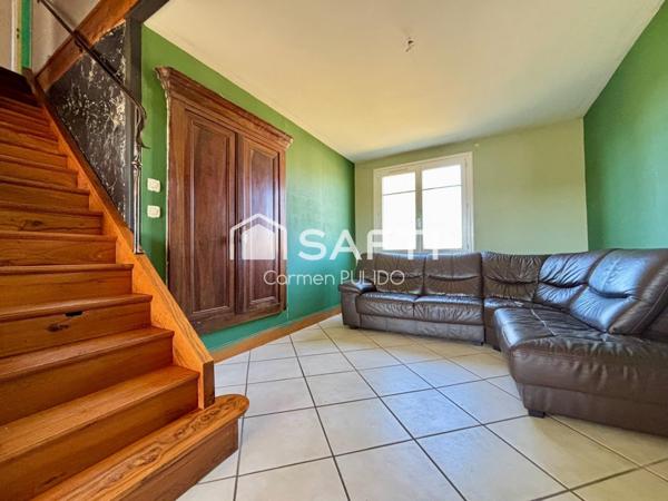 Spacieuse maison en campagne : 4 chambres, jardin arboré, garage et dépendances