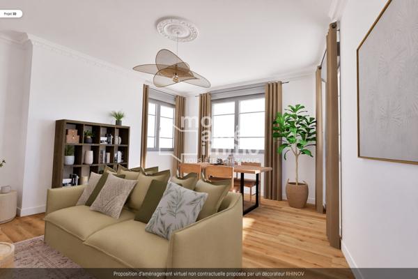 Appartement T2 65m2 cœur de ville