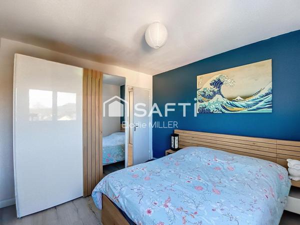 Appartement avec balcon au dernier étage