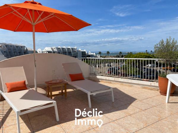 Vente appartement Le grau du roi, 34m² 2 pièces 214 000€ avec terrasse