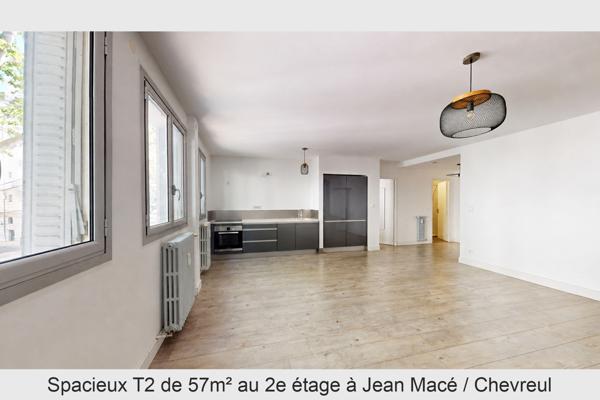 Appartement 2 pièces - 57 m² Exclusivité